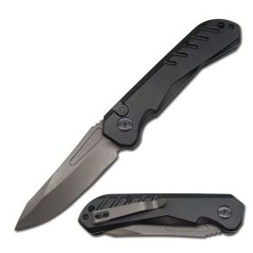 Black Survival Military Switch Blade Pocket Knife 8 Inch Overall