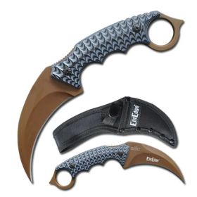 9.25 Inches Tactical Karambit Fixed Blade G-10 Handle Knife