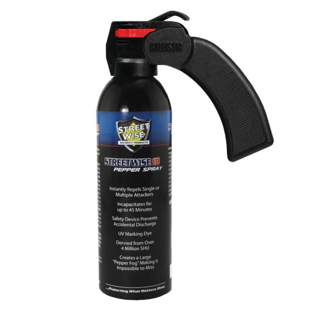 Streetwise 18 Fogger Pepper Spray 16 oz Pistol Grip Streetwise 18 Fogger Pepper Spray 16 oz Pistol Grip