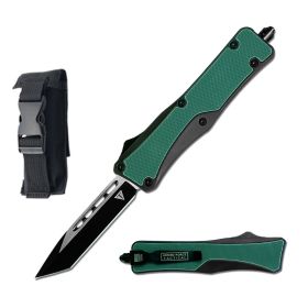 8.25" Green G10 Handle Automatic OTF Out the Front Knife
