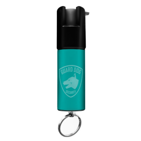 Teal Color Keychain Mini Pepper Spray for Self Defense - Safety Twist Top to Prevent Accident