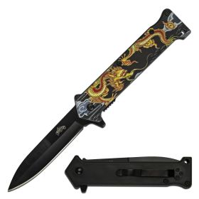 Oriental Dragon Spring Assisted Opening Legal Automatic Knife