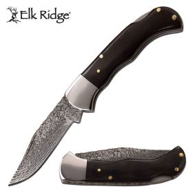 Elk Ridge Pocket Knife 6.5 Inch Manual Folding Knife with Bone Handle