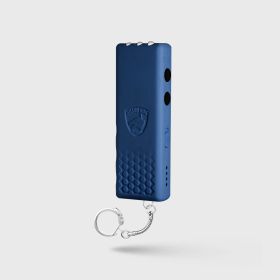 Hornet+ Blue Mini Stun Gun Keychain with Flashlight Rechargeable