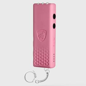 Hornet+ Pink Mini Stun Gun Keychain with Flashlight Rechargeable