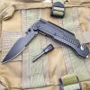 8.5" Survival Rescue Pocket Knife w/ LED Light