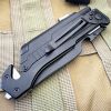 8.5" Survival Rescue Pocket Knife w/ LED Light
