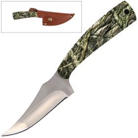 7" Full Tang Fixed Blade Knife Camo Handle for Hunting, Skinning